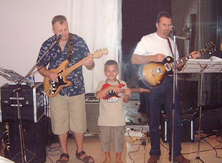 Playing at a private party - with guest guitarist...